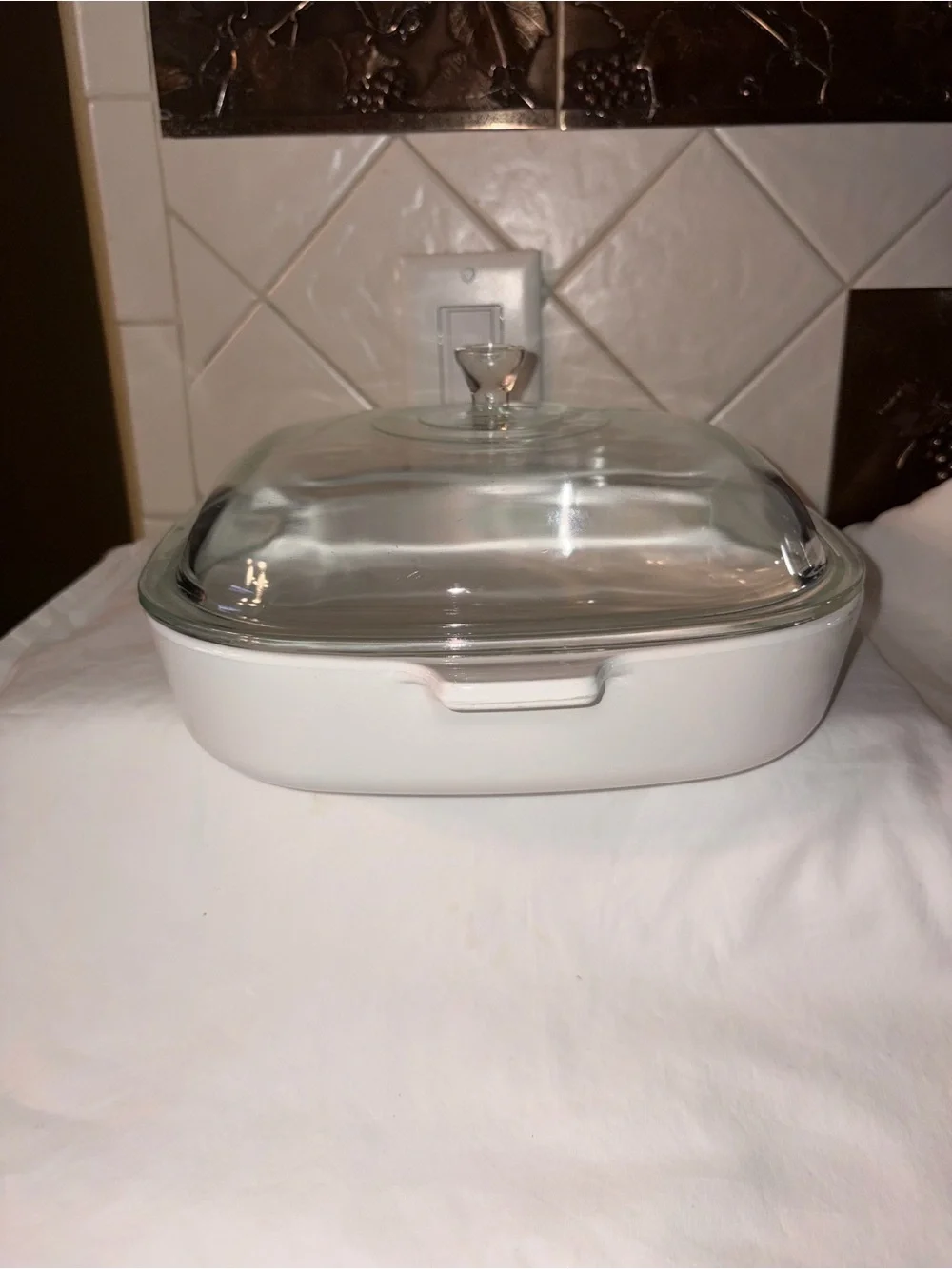 Vintage Corning Ware Cornflower P-16-B 10” Casserole & Lid